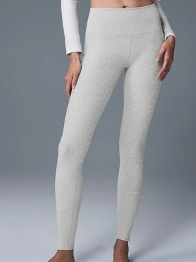 Alo Women's High-Waisted Alosoft Lounge Leggings Mint Green Size Small